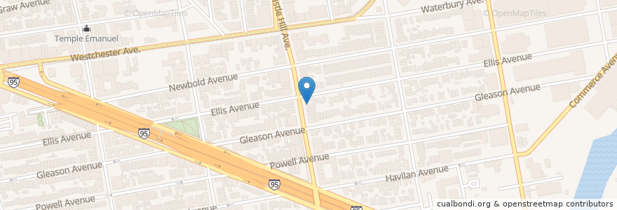 Mapa de ubicacion de New York Ladder Company 47 en 美利坚合众国/美利堅合眾國, 纽约州 / 紐約州, 纽约, Bronx County, The Bronx.