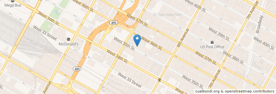 Mapa de ubicacion de Midtown South Precinct Police Station en 美利坚合众国/美利堅合眾國, 纽约州 / 紐約州, 纽约, 纽约县, Manhattan, Manhattan Community Board 4.