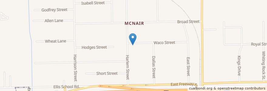 Mapa de ubicacion de McNair Volunteer Fire Department en 美利坚合众国/美利堅合眾國, 得克萨斯州 / 德克薩斯州 / 德薩斯州, Harris County.
