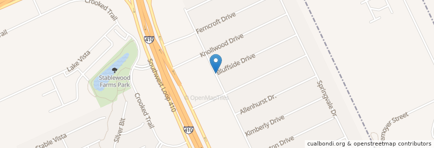 Mapa de ubicacion de Home Away From Home Child Care Center en Amerika Syarikat, Texas, Bexar County, San Antonio.
