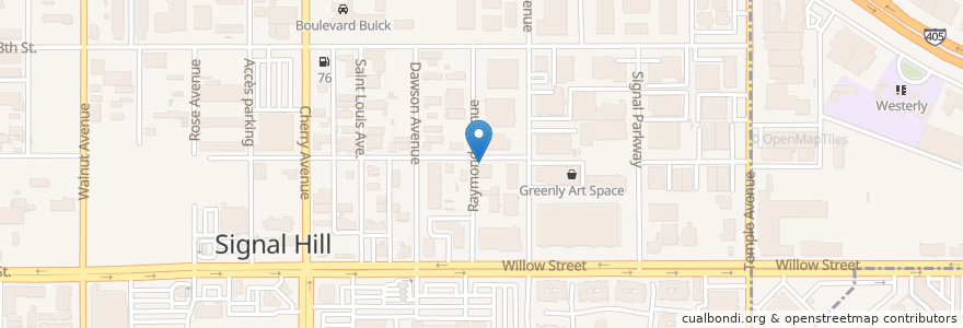 Mapa de ubicacion de Los Angeles County Fire Department Station #60 en 美利坚合众国/美利堅合眾國, 加利福尼亚州/加利福尼亞州, 洛杉矶县, 长滩, Signal Hill.