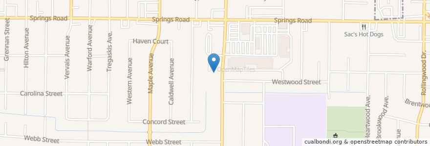 Mapa de ubicacion de Vallejo Fire Station 4 en Estados Unidos De América, California, Solano County, Vallejo.