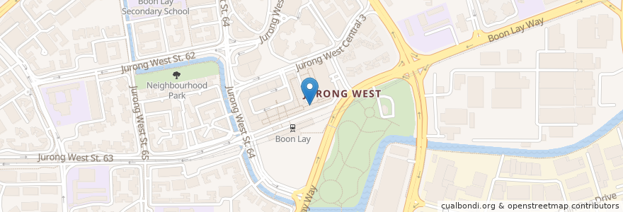 Mapa de ubicacion de Fish & Co. en Singapur, Southwest.