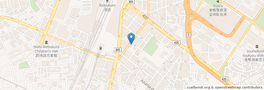Mapa de ubicacion de カフェ・ベローチェ en 日本, 東京都, 豊島区.