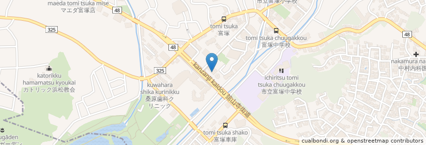 Mapa de ubicacion de 小林内科 en 日本, 静岡県, 浜松市, 中区.