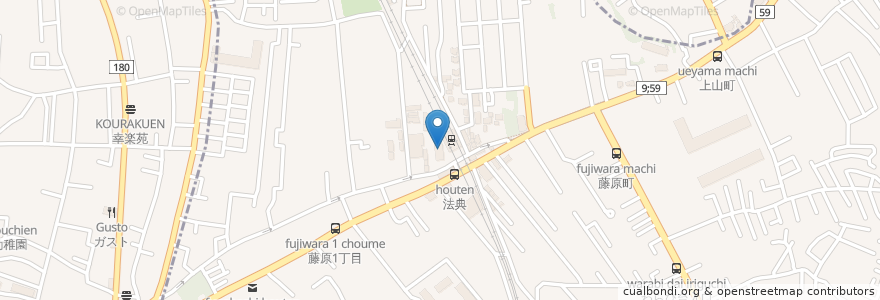 Mapa de ubicacion de マツモトキヨシ en Giappone, Prefettura Di Chiba, 市川市, 船橋市.