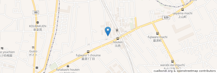 Mapa de ubicacion de タイムズパーク24 en Japan, Präfektur Chiba, 市川市, 船橋市.