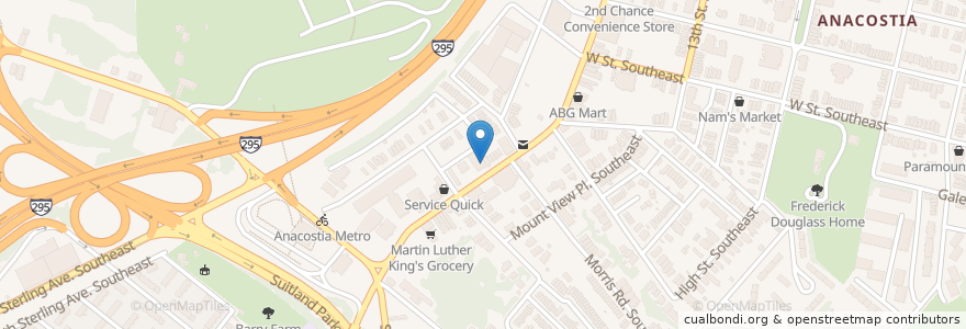 Mapa de ubicacion de Inner City Family Services en 미국, 워싱턴 D.C., 워싱턴.