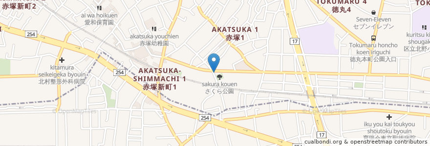 Mapa de ubicacion de 居酒屋　呑（どん） en Japón, Tokio, Nerima.