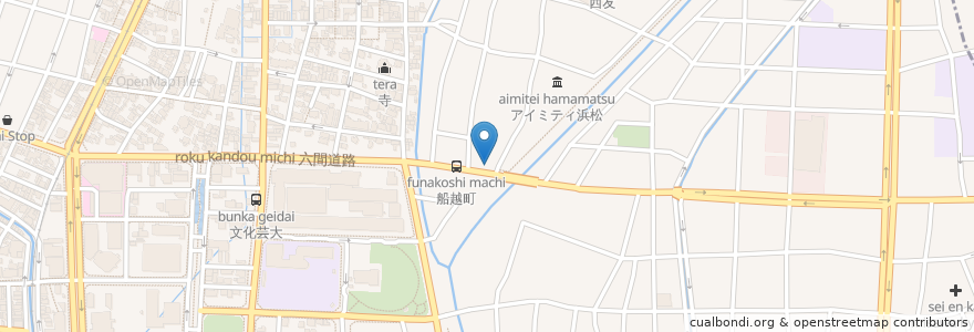 Mapa de ubicacion de しまだ皮膚クリニック en 일본, 시즈오카현, 浜松市, 中区.