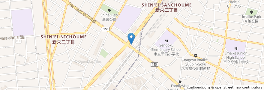 Mapa de ubicacion de 名鉄協商パーキング en 日本, 愛知県, 名古屋市, 中区.