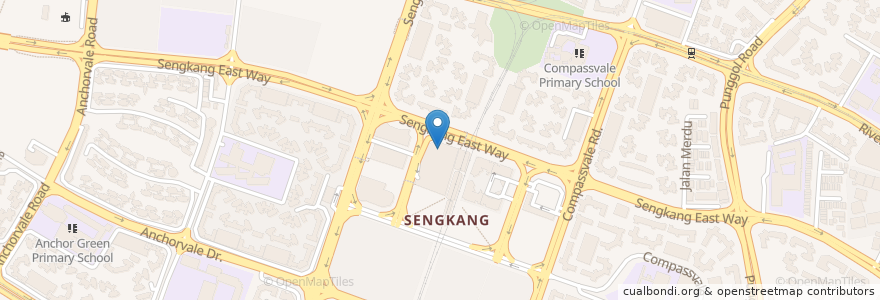 Mapa de ubicacion de POSB en Сингапур, Northeast.