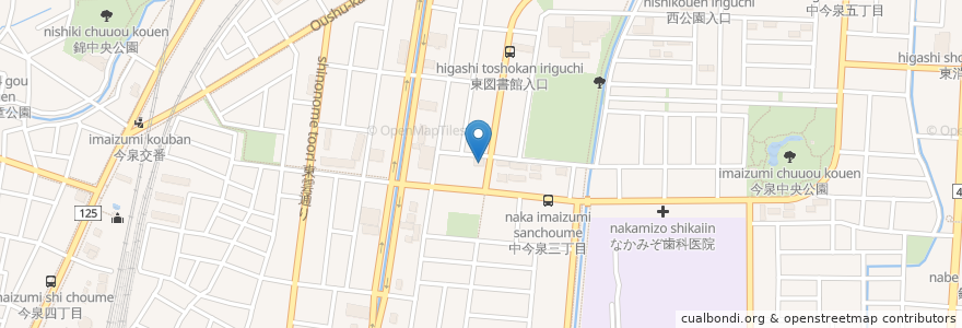 Mapa de ubicacion de 宇都宮今泉東郵便局 en Japan, Tochigi Prefecture, Utsunomiya.