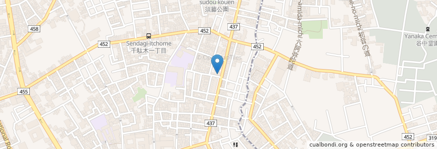Mapa de ubicacion de モスバーガー en ژاپن, 東京都, 文京区.