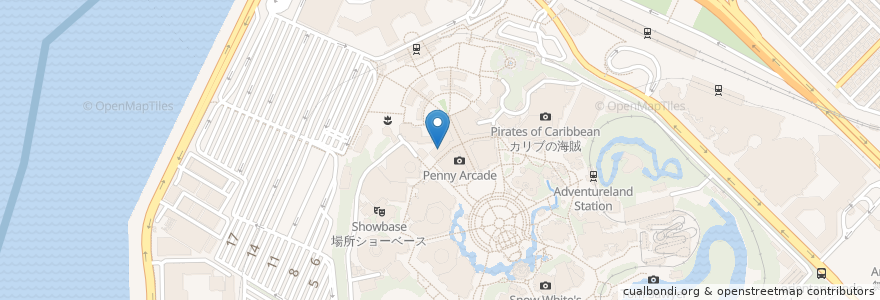 Mapa de ubicacion de センターストリート・コーヒーハウス en Jepun, 千葉県, 浦安市.