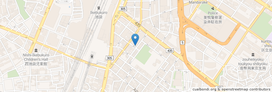Mapa de ubicacion de Bar de Rico en Jepun, 東京都, 豊島区.