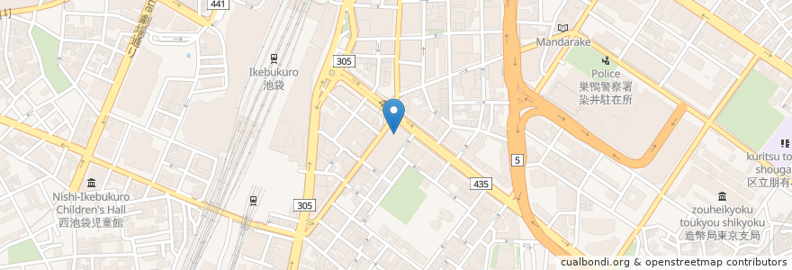 Mapa de ubicacion de 三井住友銀行 en Jepun, 東京都, 豊島区.
