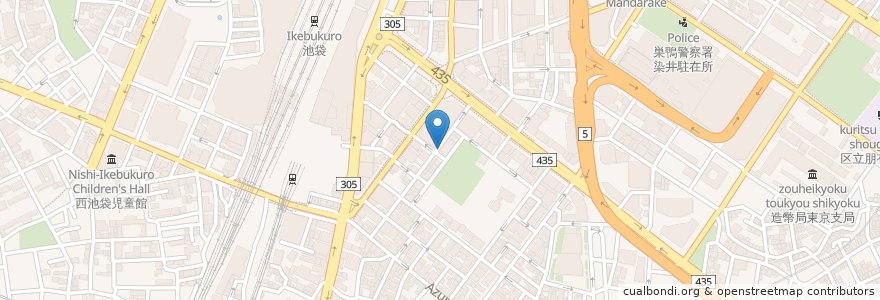 Mapa de ubicacion de サイゼリヤ en 日本, 東京都, 豊島区.