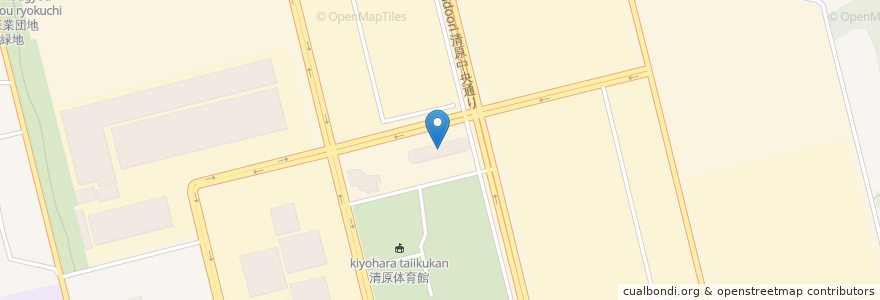 Mapa de ubicacion de 宇都宮清原工業団地内簡易郵便局 en Jepun, 栃木県, 宇都宮市.