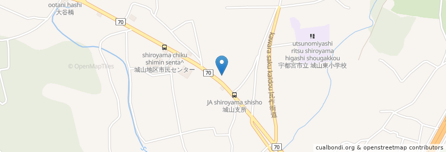 Mapa de ubicacion de 三木歯科医院 en Japão, 栃木県, 宇都宮市.