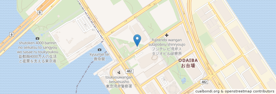 Mapa de ubicacion de タイムズ en اليابان, 東京都, 江東区.