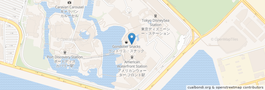 Mapa de ubicacion de リストランテ・ディ・カナレット en 日本, 千葉県, 浦安市.