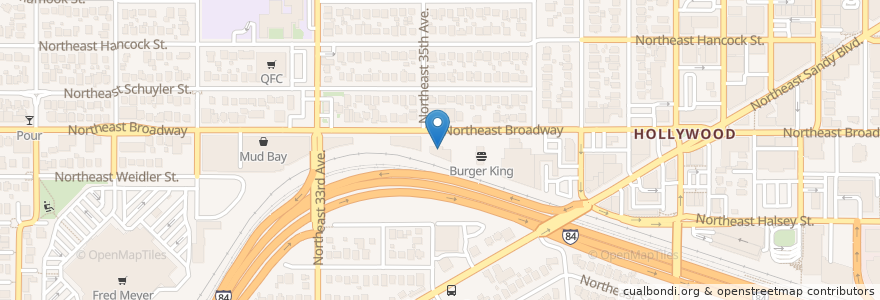 Mapa de ubicacion de Broadway Foot Clinic en 美利坚合众国/美利堅合眾國, 俄勒冈州/俄勒岡州, Portland, Multnomah County.