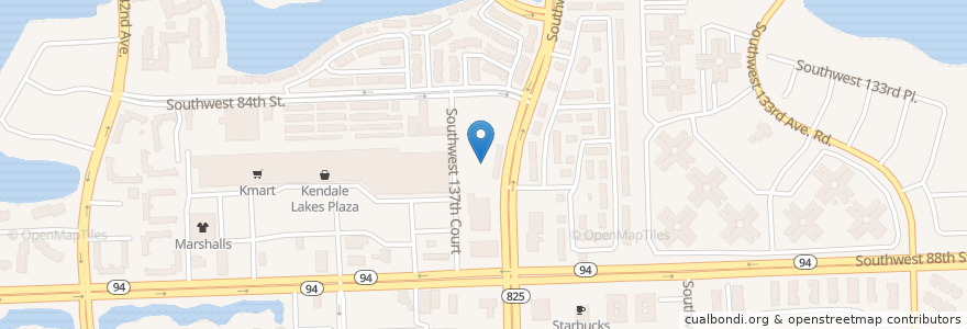 Mapa de ubicacion de Fisher Chiropractic Center en الولايات المتّحدة الأمريكيّة, فلوريدا, مقاطعة ميامي داد.