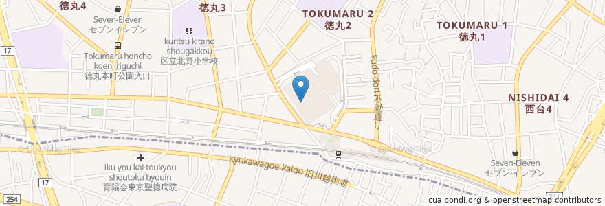 Mapa de ubicacion de MOS BURGER en Japan, Tokyo, Itabashi.