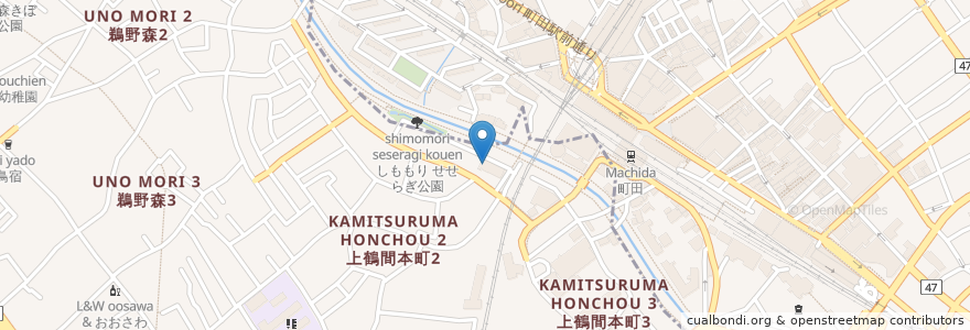Mapa de ubicacion de ココカラファイン en Япония, Токио, Матида.