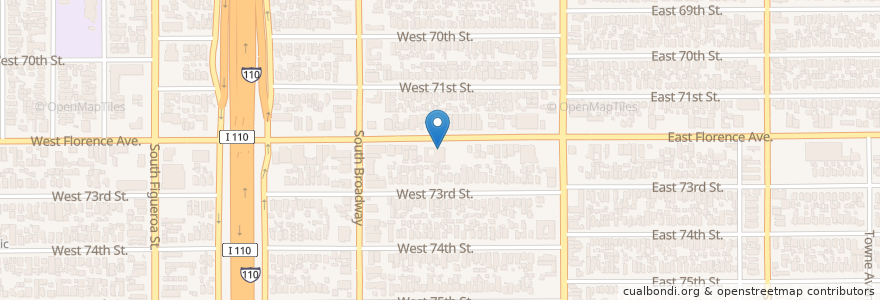 Mapa de ubicacion de Greater New Morning Star Baptist Church en 美利坚合众国/美利堅合眾國, 加利福尼亚州/加利福尼亞州, 洛杉矶县, 洛杉矶.