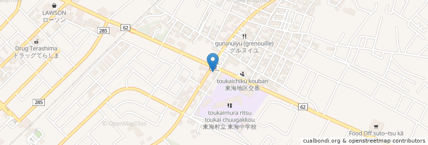 Mapa de ubicacion de Mobil en 日本, 茨城県, 那珂郡, 東海村.