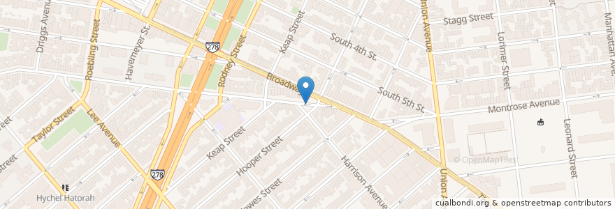 Mapa de ubicacion de Citi Bike en Estados Unidos De América, Nueva York, Nueva York, Brooklyn.