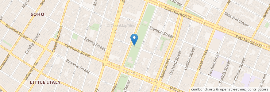 Mapa de ubicacion de Citi Bike - Rivington St & Chrystie St en ایالات متحده آمریکا, New York, نیویورک, New York County, Manhattan Community Board 3, Manhattan.
