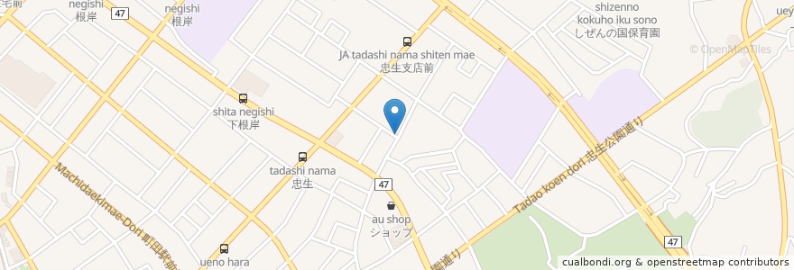 Mapa de ubicacion de 幸来軒 en 日本, 東京都, 町田市.