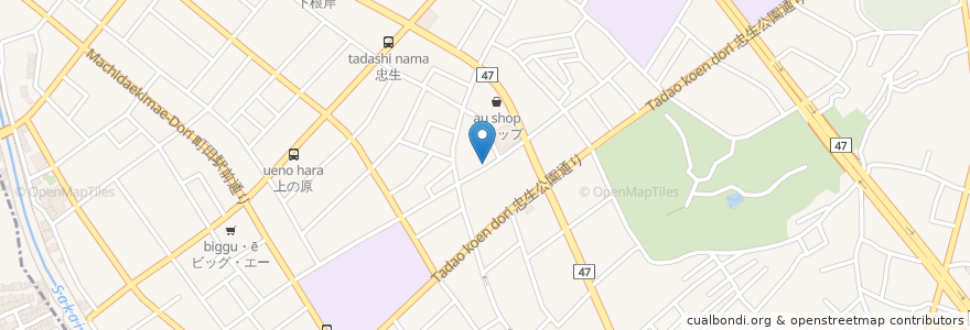 Mapa de ubicacion de アスク木曽西保育園 en Japão, Tóquio, 町田市.