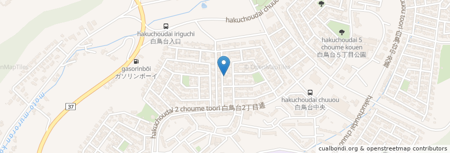 Mapa de ubicacion de なかよし幼稚園 en Japão, 北海道, 胆振総合振興局, 室蘭市.
