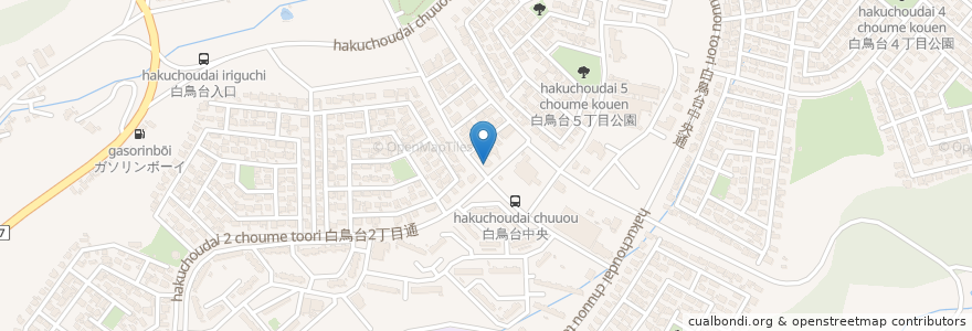 Mapa de ubicacion de 室蘭白鳥台局 en Japan, 北海道, 胆振総合振興局, 室蘭市.