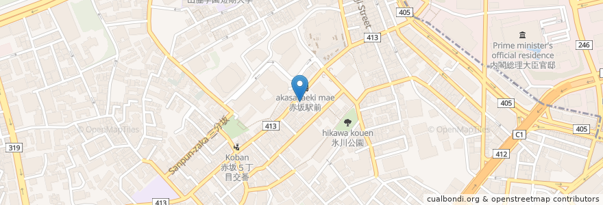 Mapa de ubicacion de つけ麺屋 やすべえ en 일본, 도쿄도, 미나토.
