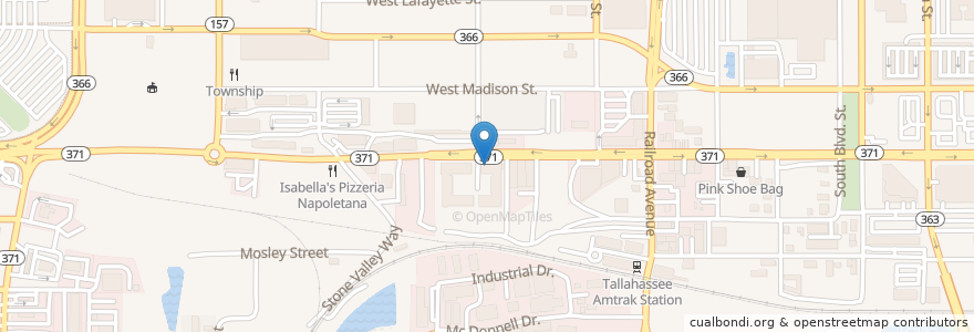 Mapa de ubicacion de Jimmy John's en 미국, 플로리다주, Leon County, 탤러해시.
