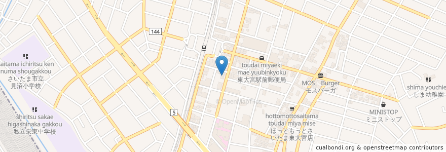 Mapa de ubicacion de 中華レストラン龍鵬 en Япония, Сайтама, Сайтама, 見沼区.