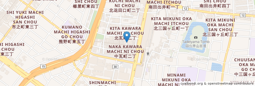 Mapa de ubicacion de 海鮮居酒屋志なのすけ堺東店 en Japan, Osaka Prefecture, Sakai, Sakai Ward.
