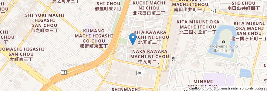 Mapa de ubicacion de 羅い舞座 堺東店 en Japonya, 大阪府, 堺市, 堺区.