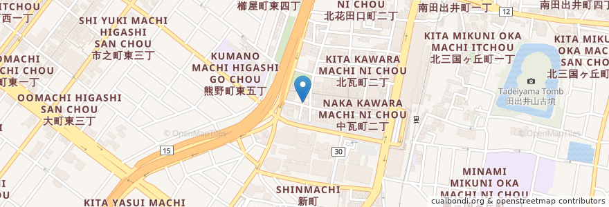 Mapa de ubicacion de Fake en Japon, Préfecture D'Osaka, Sakai, 堺区.