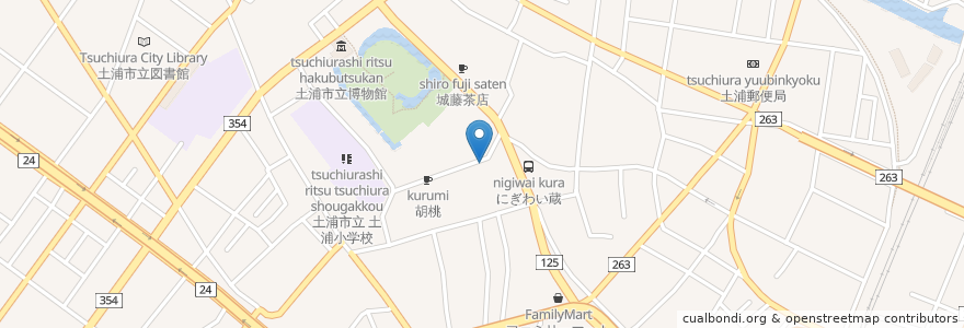 Mapa de ubicacion de cafe de lancre en Japón, Prefectura De Ibaraki, 土浦市.