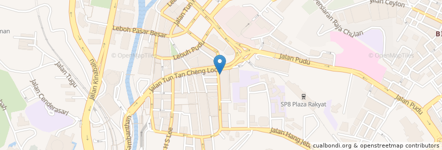 Mapa de ubicacion de Nando's en Malasia, Selangor, Kuala Lumpur.