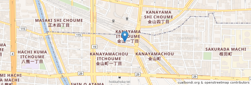Mapa de ubicacion de 水野歯科 en 일본, 아이치현, 나고야 시, 熱田区.