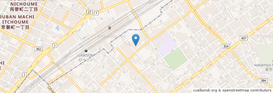 Mapa de ubicacion de 山内農場 en Jepun, 静岡県, 静岡市, 葵区, 駿河区.
