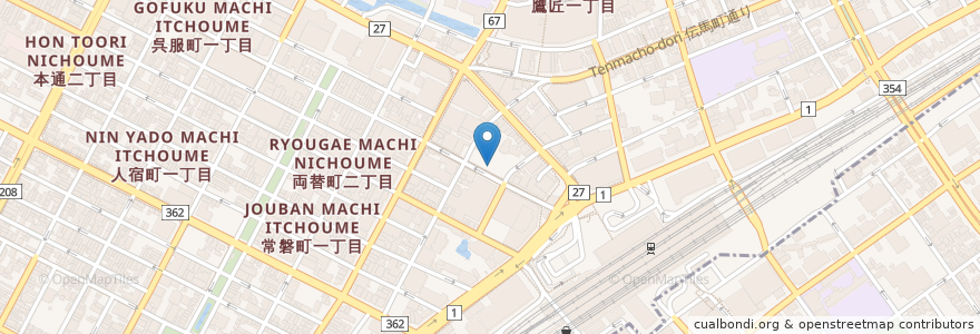 Mapa de ubicacion de 札幌かに本家 en 日本, 静冈县, 静岡市, 葵区.