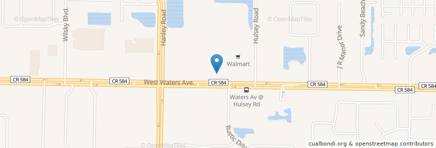 Mapa de ubicacion de Panda Express en United States, Florida, Hillsborough County.